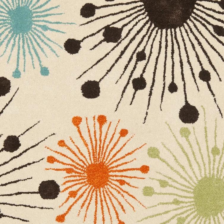 Amier Hand Tufted Wool And Viscose Floral Rug