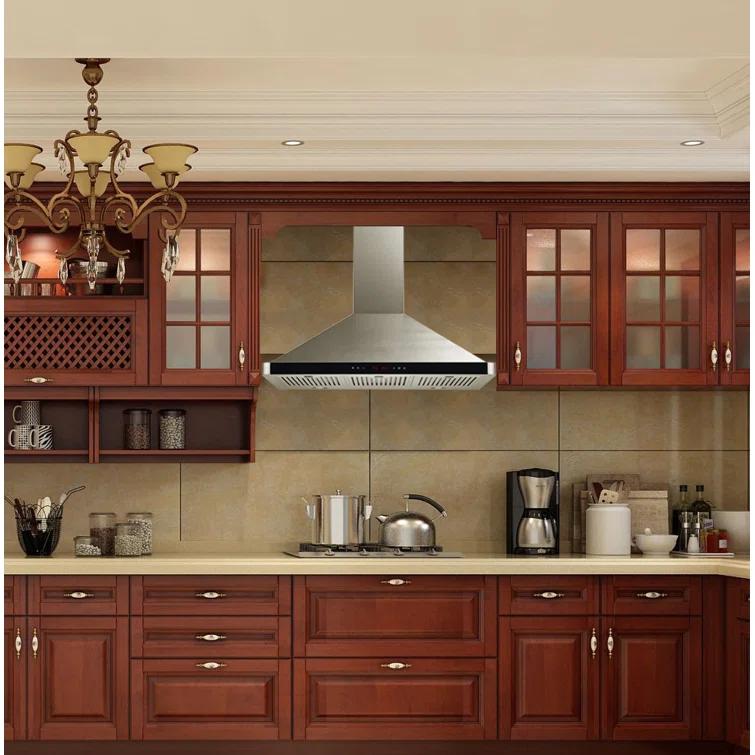 W103B Series 36" 500 CFM Convertible Wall Mount Range Hood in Stainless Steel With Filter Included