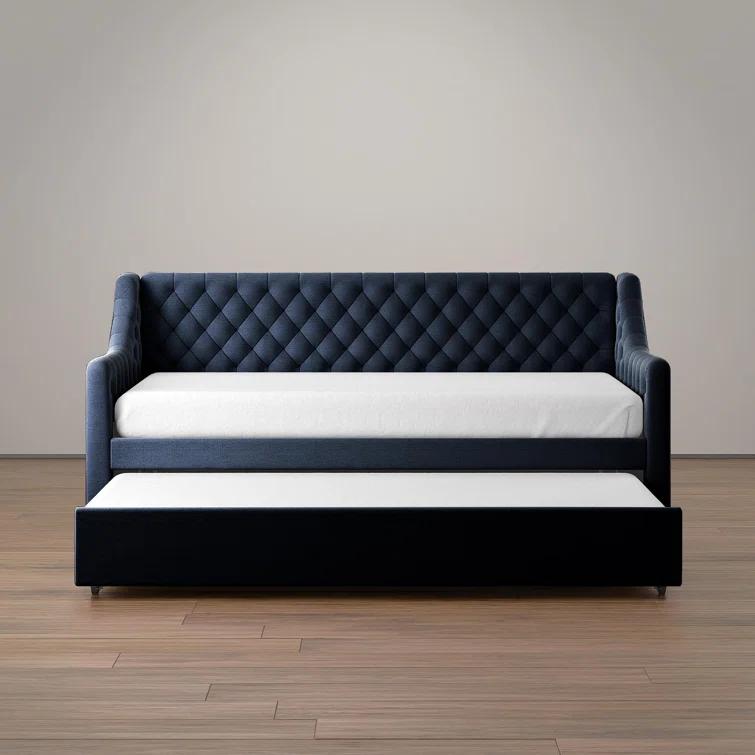 Monarch Hill Ambrosia Upholstered Daybed with Trundle