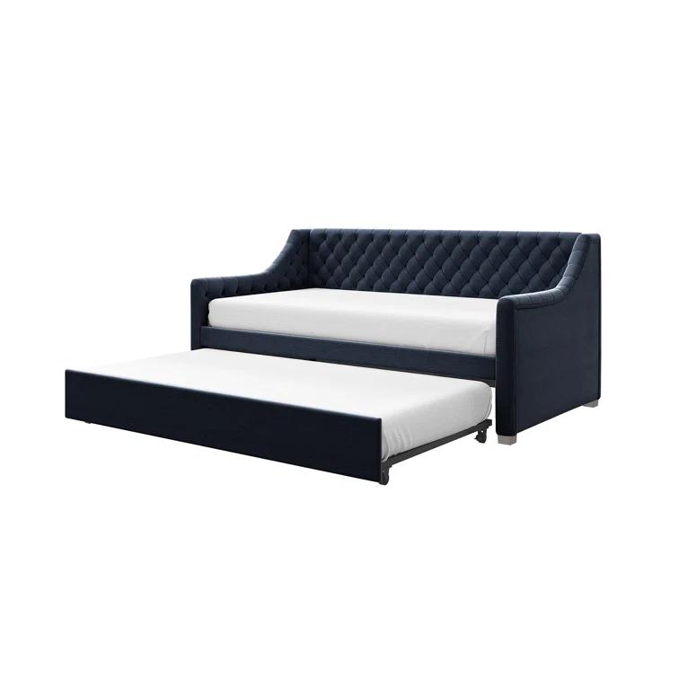 Monarch Hill Ambrosia Upholstered Daybed with Trundle