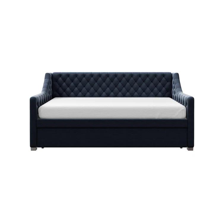 Monarch Hill Ambrosia Upholstered Daybed with Trundle