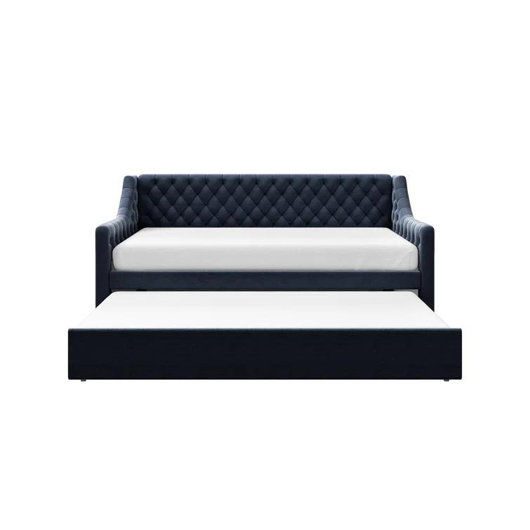 Monarch Hill Ambrosia Upholstered Daybed with Trundle