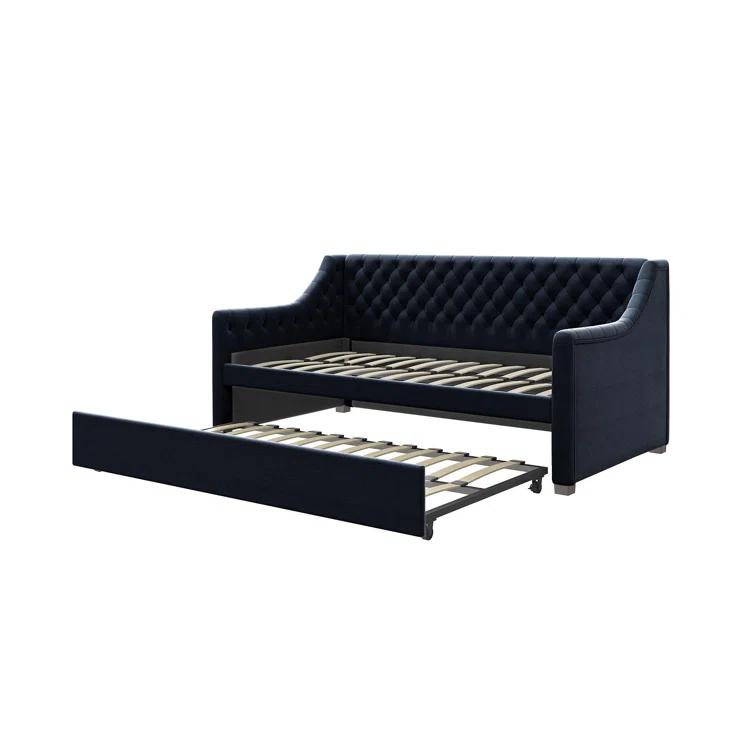Monarch Hill Ambrosia Upholstered Daybed with Trundle