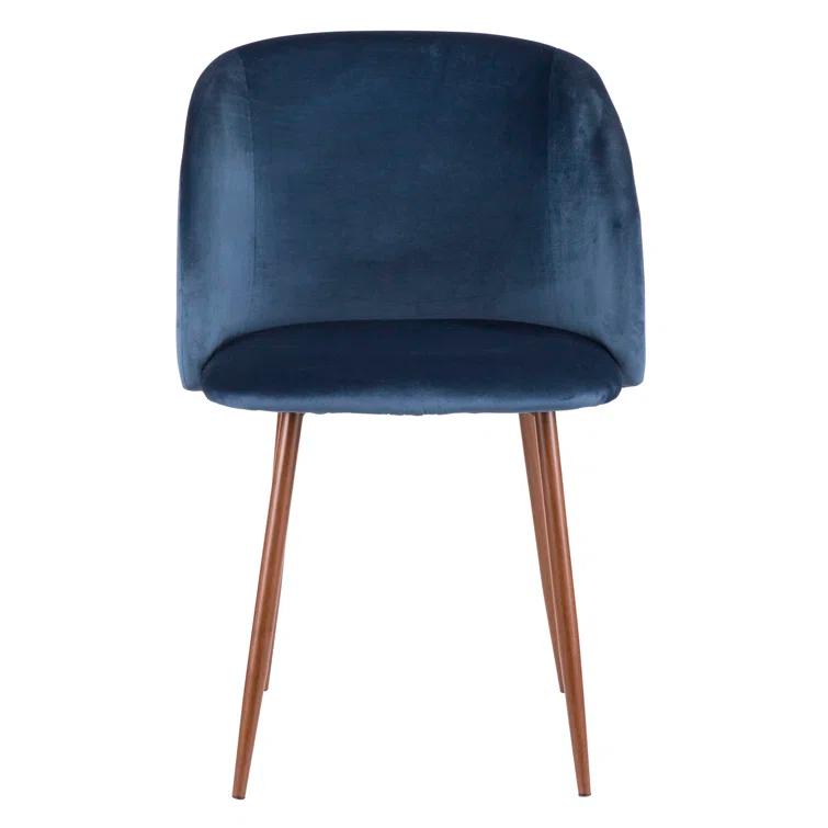 Terrance 18.5'' H Velvet Upholstered Parsons Chair