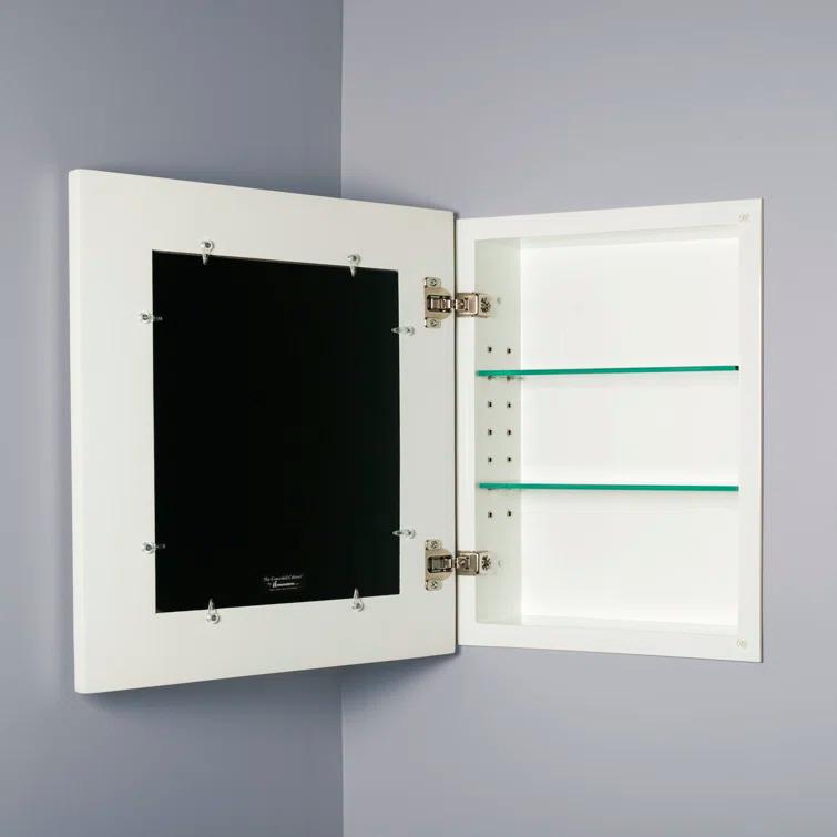 Recessed Mirrored Medicine Cabinet by Fox Hollow Furnishings