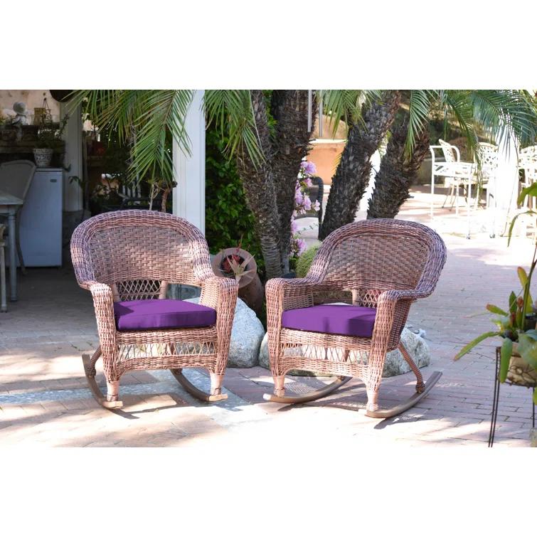 Raenesha Wicker Rocking Chair