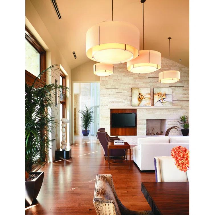 Exos 1 - Light Unique/Statement Drum Pendant