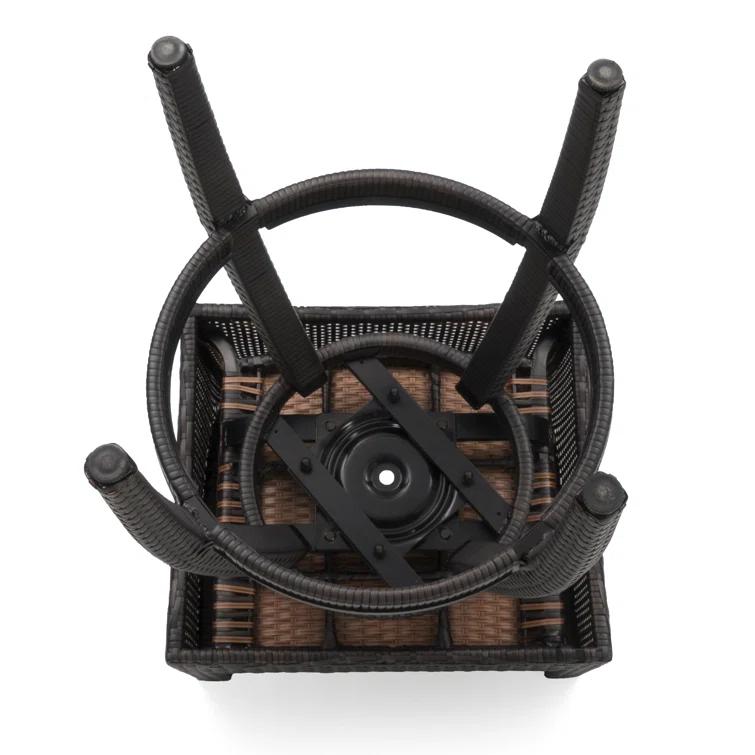 Wildon Home® Fionnula 30" Patio Bar Stool With Sunbrella Cushion Covers (Set of 2)