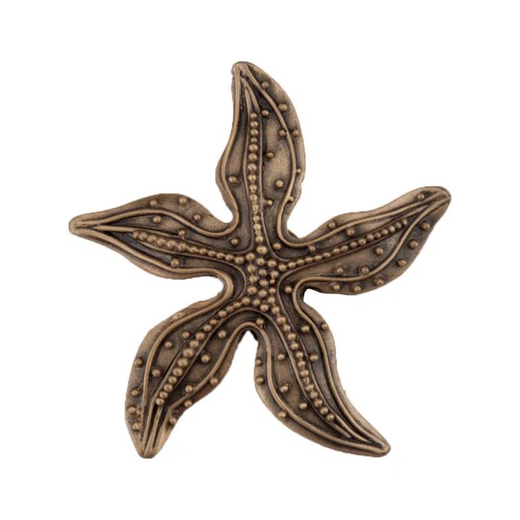 Beaded Starfish Cabinet Knob