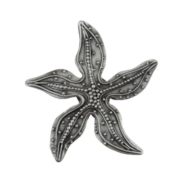 Acorn Beaded Starfish Cabinet Knob