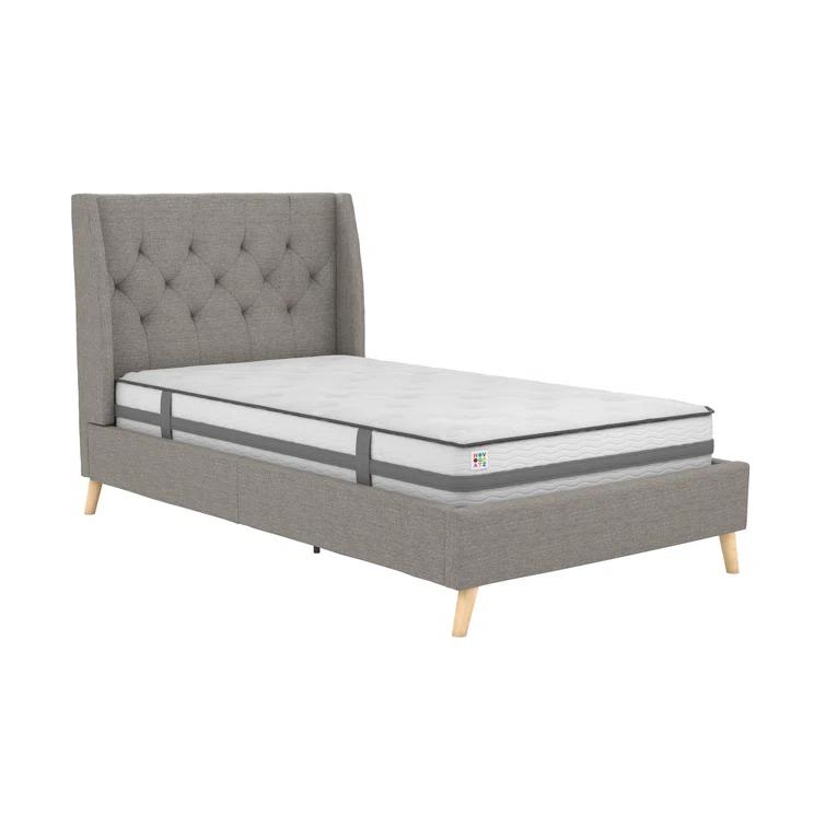 Her Majesty Upholstered Wingback Bed