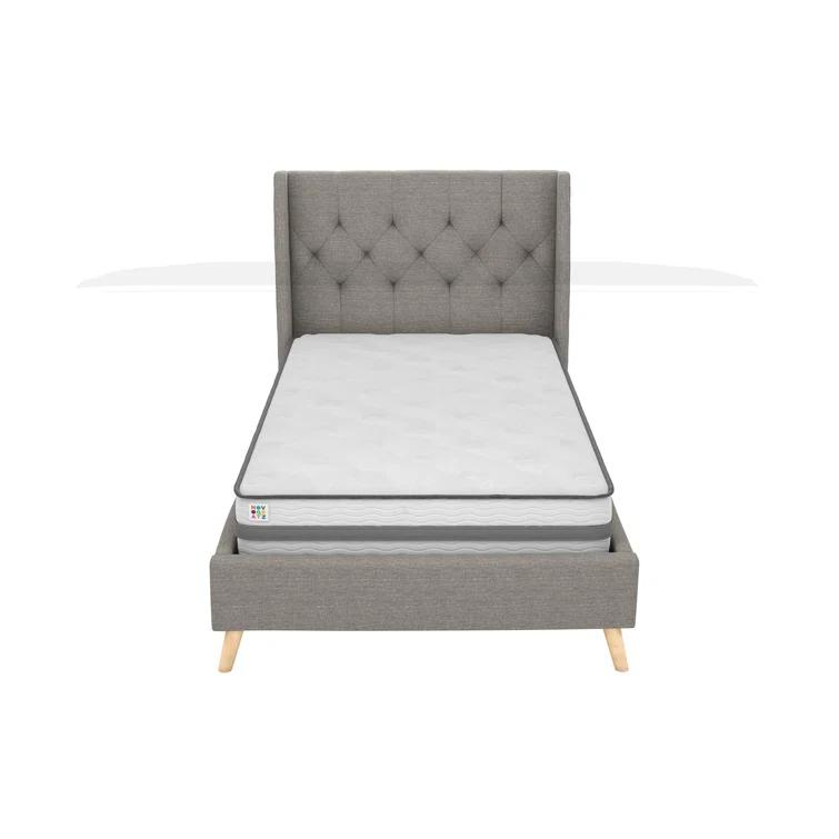 Her Majesty Upholstered Wingback Bed