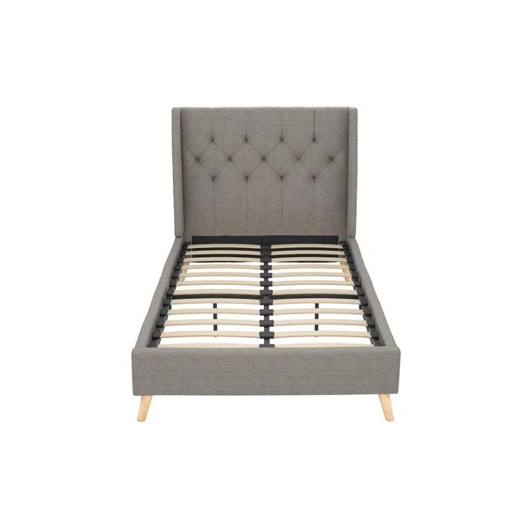 Her Majesty Upholstered Wingback Bed