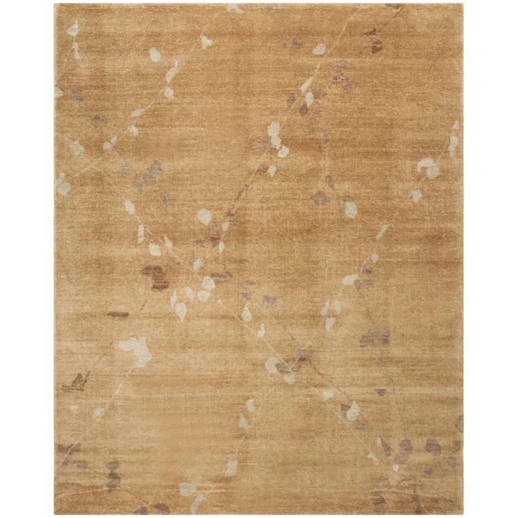 Martha Stewart 100% Wool Pile Floral Rug