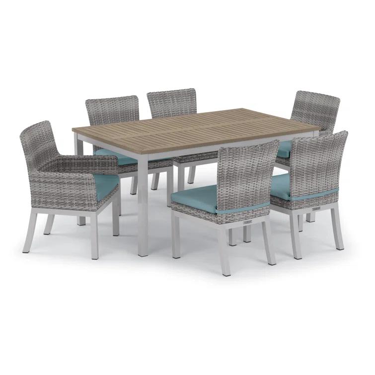 Travira Rectangular Tekwood Outdoor Dining Table