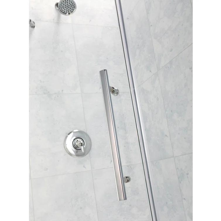 DreamLine Prism Lux 40" x 74.75" Neo-Angle Hinged Shower Enclosure with Base Included