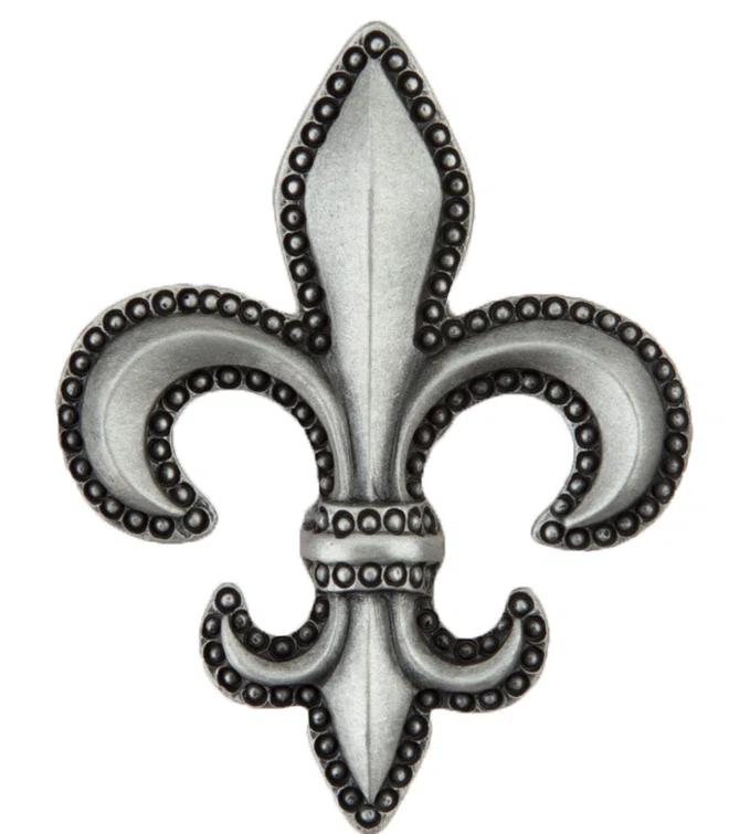 Fleur-De-Lis Cabinet Knob