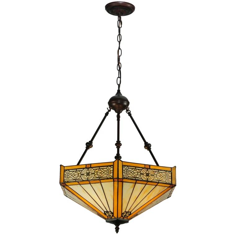 3 - Light Mahogany Bronze Unique/Statement Pendant
