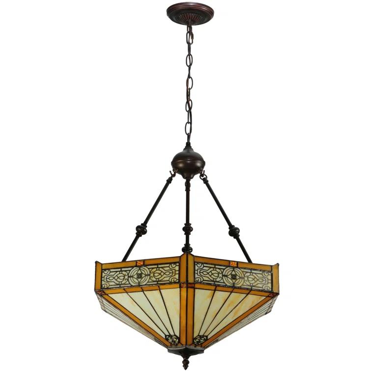3 - Light Mahogany Bronze Unique/Statement Pendant
