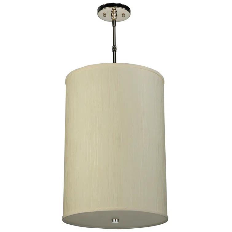Cilindro Chrome 3-Light Energy Star Drum Pendant
