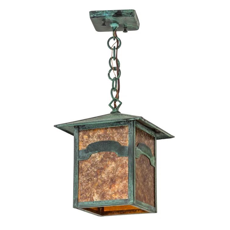 Seneca 1 - Light Verdigris Lantern Pendant