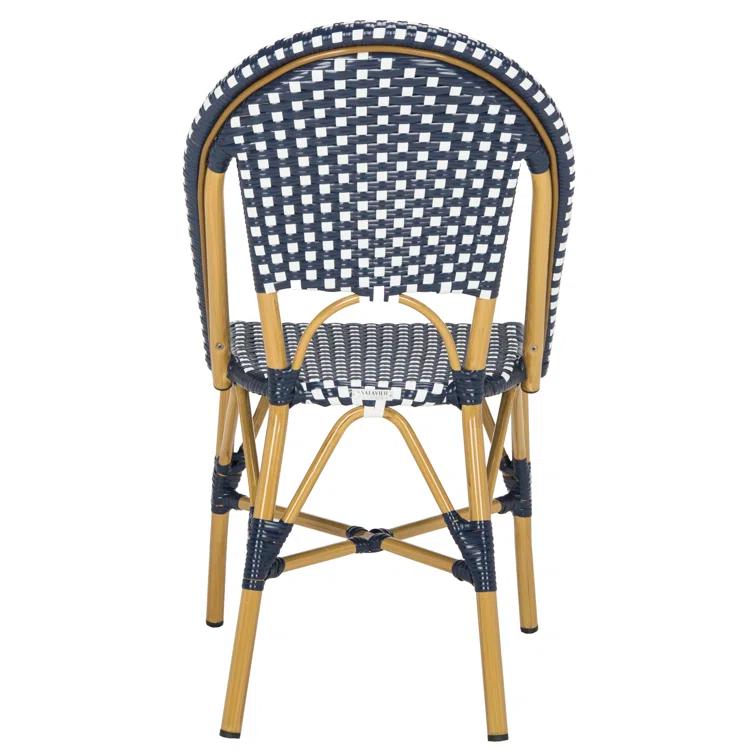 Casidy Polyethylene (PE) Wicker Wicker Outdoor Dining Side Chair