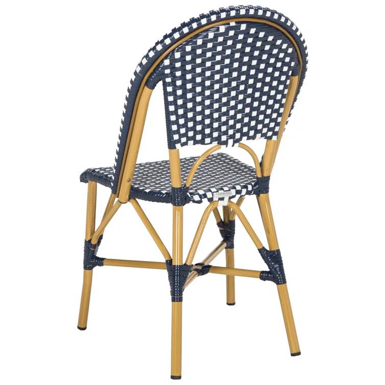 Casidy Polyethylene (PE) Wicker Wicker Outdoor Dining Side Chair