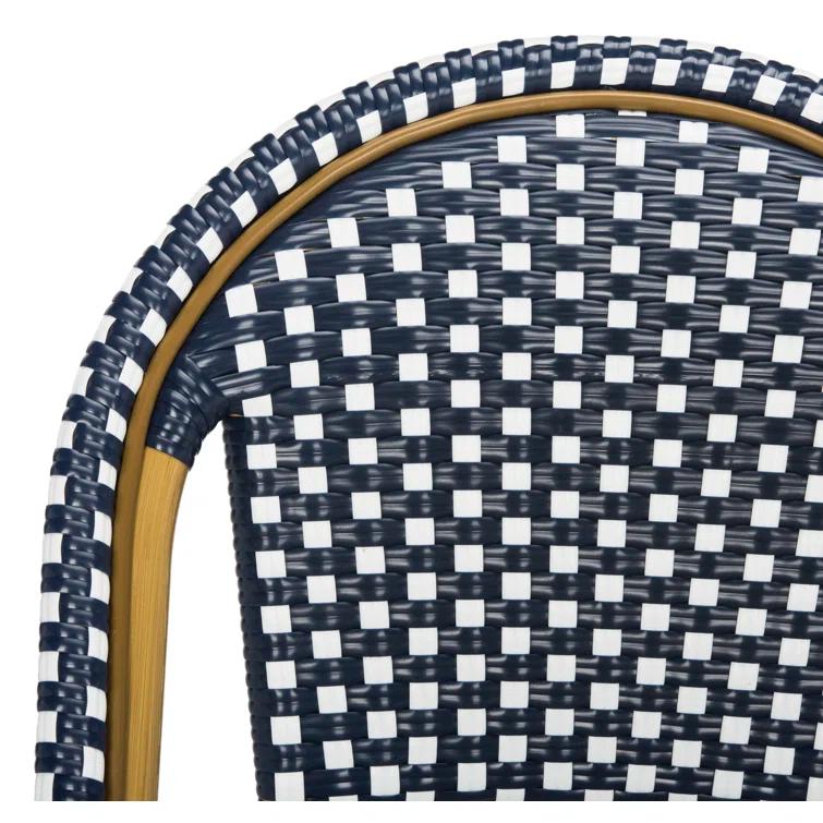 Casidy Polyethylene (PE) Wicker Wicker Outdoor Dining Side Chair