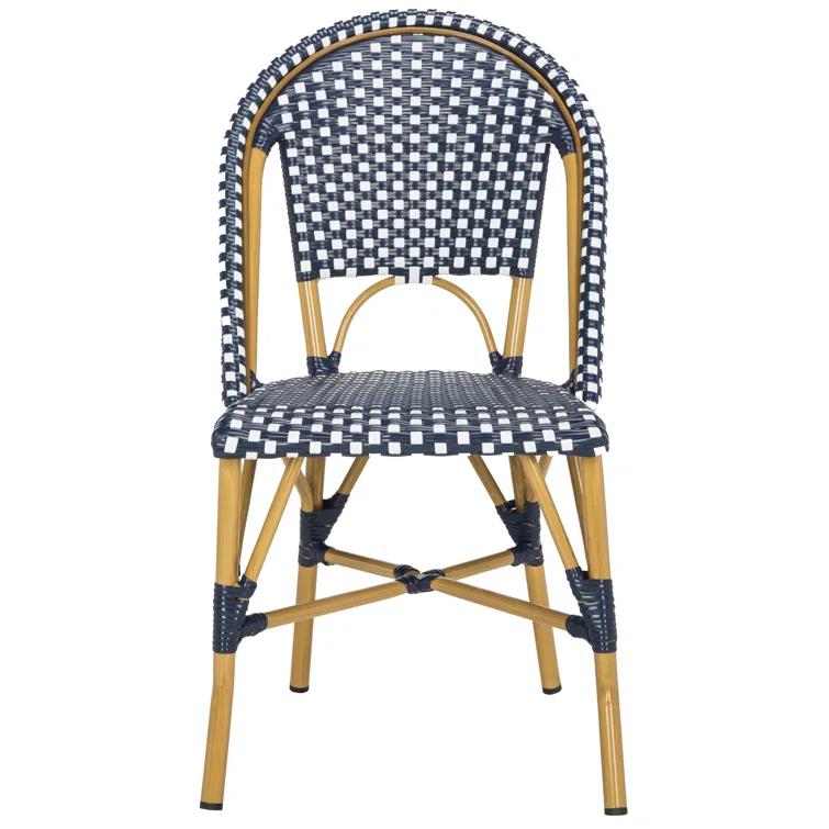 Casidy Polyethylene (PE) Wicker Wicker Outdoor Dining Side Chair