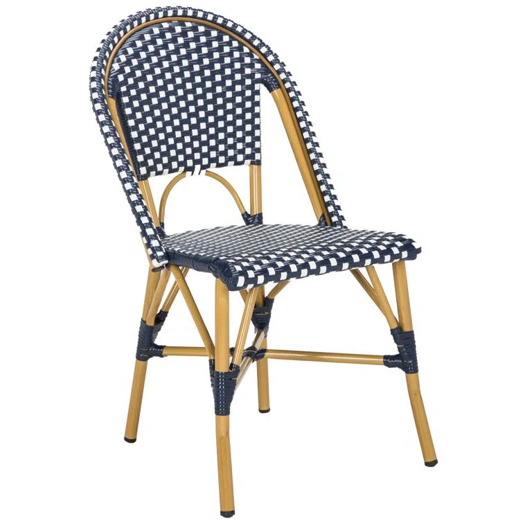 Casidy Polyethylene (PE) Wicker Wicker Outdoor Dining Side Chair