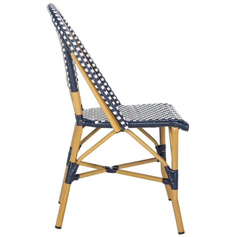 Casidy Polyethylene (PE) Wicker Wicker Outdoor Dining Side Chair