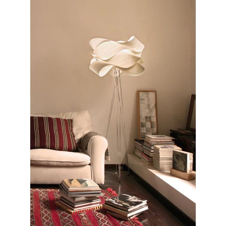 Link 69.7'' Matte Nickel Tripod Floor Lamp
