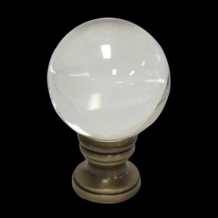 Crystal Ball Lamp Finial