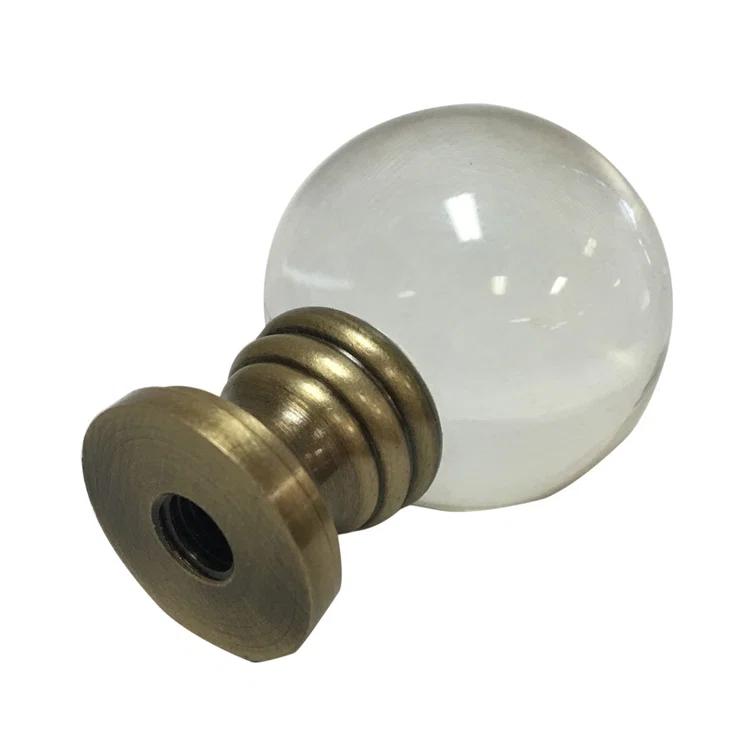 Crystal Ball Lamp Finial