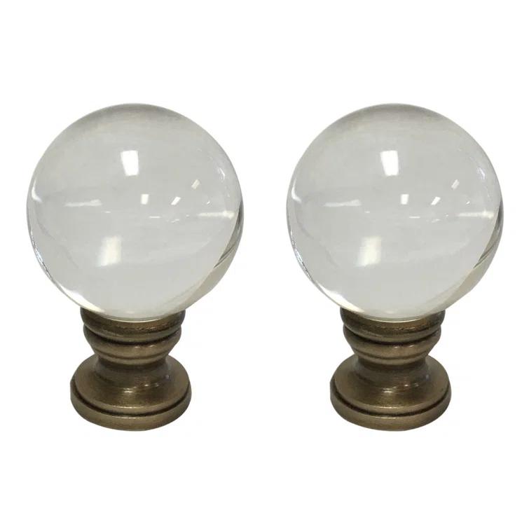 Crystal Ball Lamp Finial