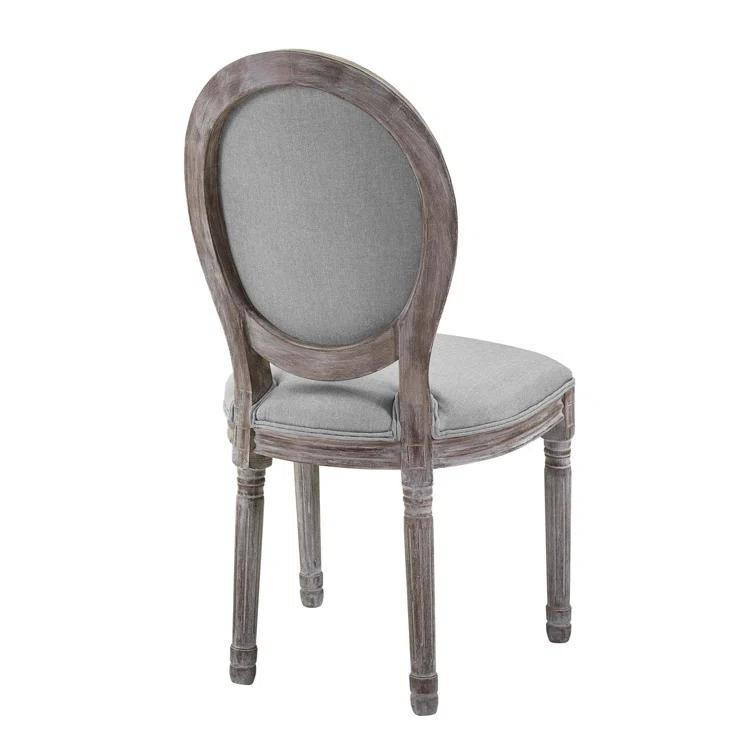 Modway Arise Vintage French Upholstered Fabric Dining Side Chair