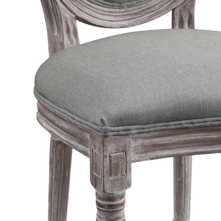Modway Arise Vintage French Upholstered Fabric Dining Side Chair