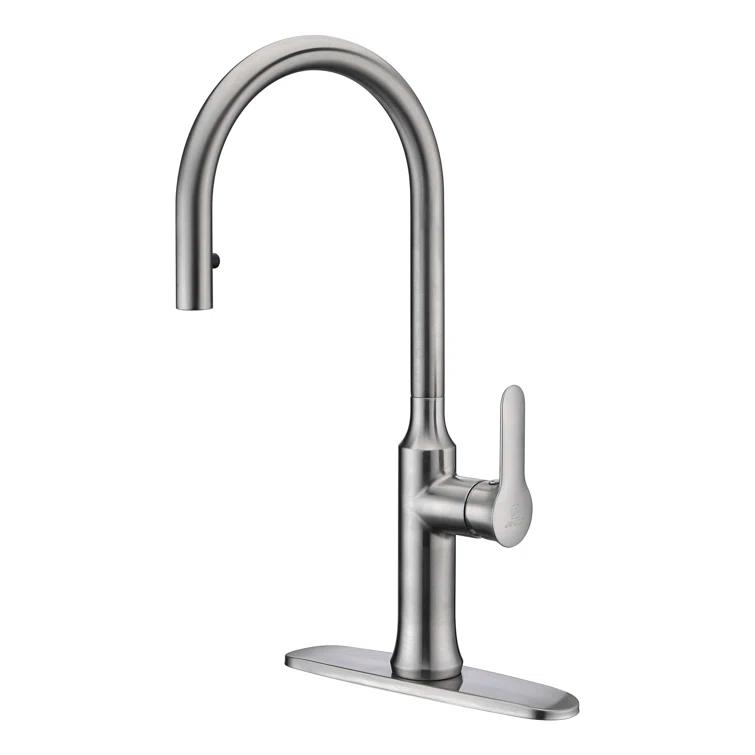 ANZZI KF-AZ1068BN ANZZI Cresent Series Pull Down Kitchen Faucet
