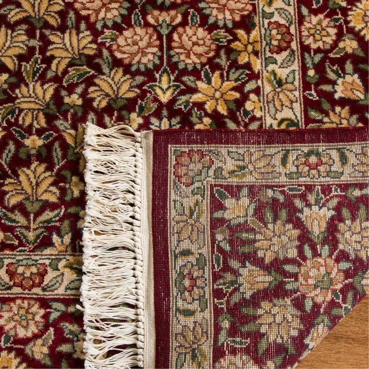 Royal Kerman 100% Wool Pile Floral Rug