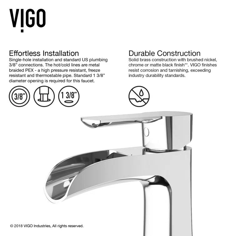 Paloma 7" H Single Handle Single Hole Bathroom Faucet