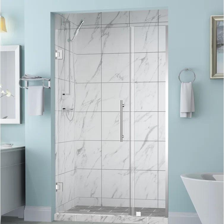 Belmore 36 x 72 Hinged Frameless Shower Door