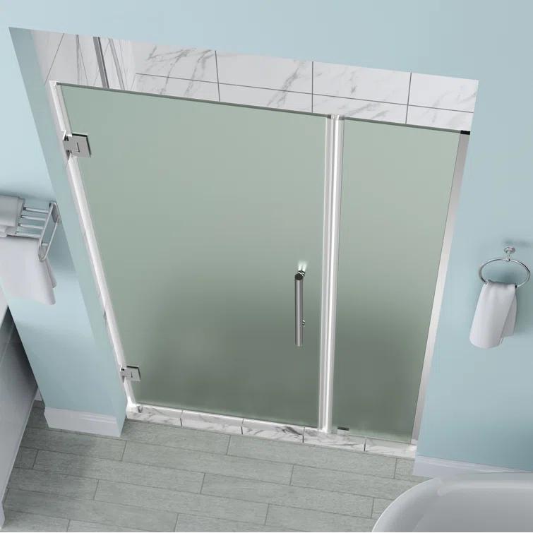 Belmore 48 x 72 Hinged Frameless Shower Door