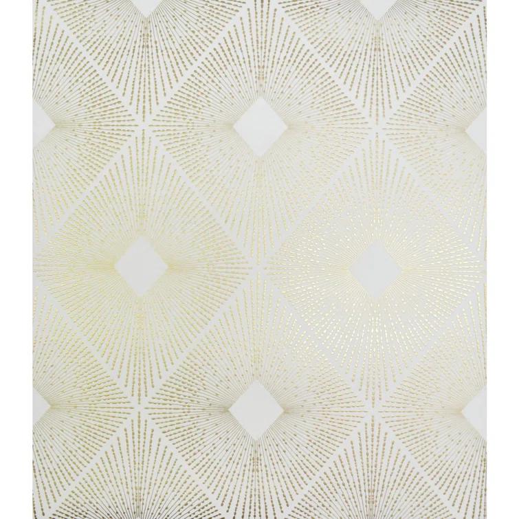Antonina Vella Modern Metals Modern Geometric Wallpaper