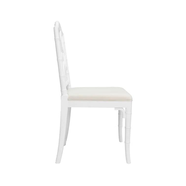 Fairfield 18.5'' H Linen Upholstered Oak Side Chair