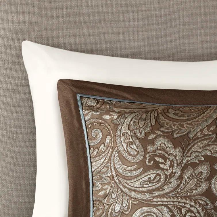 Madison Park Aubrey Paisley Jacquard Duvet Cover Set