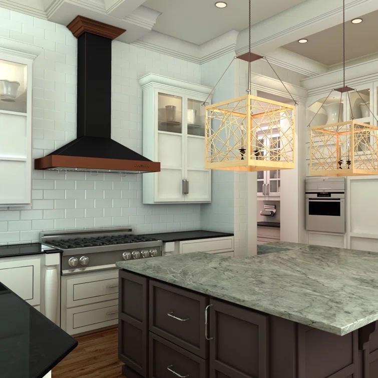 ZLINE 30 in. Convertible Vent Designer Series Wall Mount Range Hood (KB2-BCXXX-30)