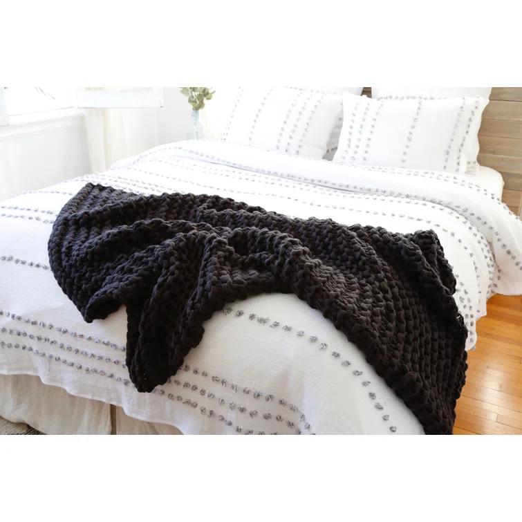Finn Throw by Pom Pom at Home - Midnight