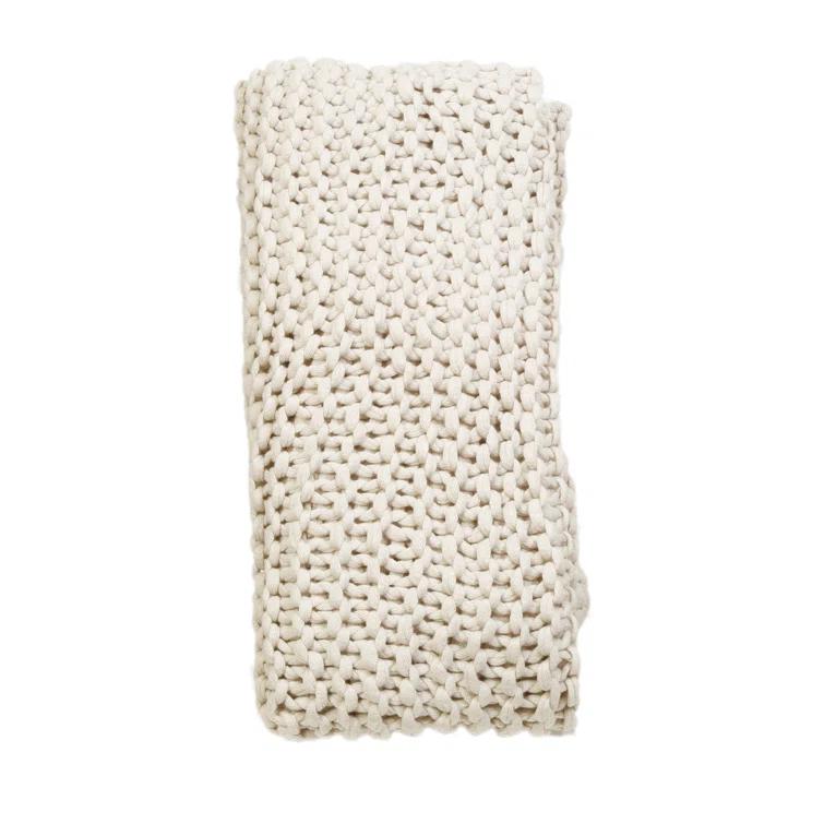 Finn Throw by Pom Pom at Home - Antique White
