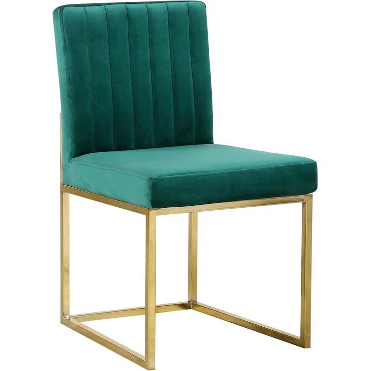 Amberdawn 18.5'' H Velvet Upholstered Side Chair
