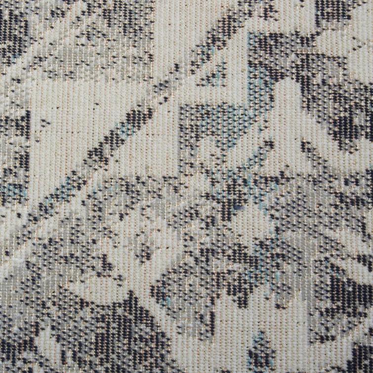 Nicole Miller New York Patio Sofia Ivy Distressed Indoor/Outdoor Area Rug, Navy Blue/Ivory